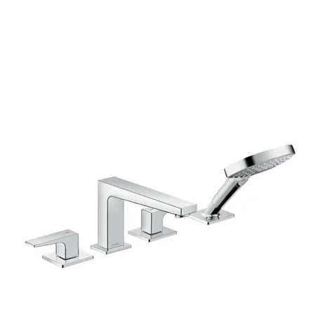 Hansgrohe Metropol Смеситель на борт ванны, на 4 отв, цвет: хром