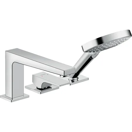 Hansgrohe Metropol Смеситель на борт ванны, на 3 отв, цвет: хром