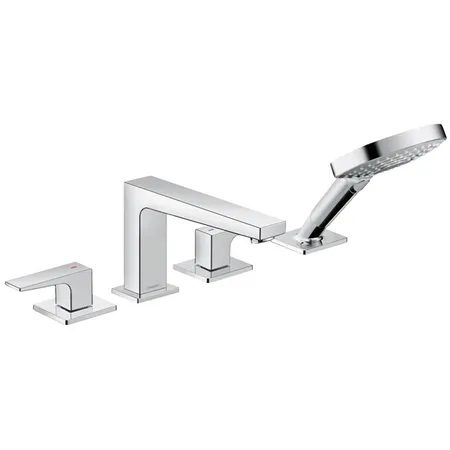 Hansgrohe Metropol смеситель на край ванны, на 4 от.в, цвет: хром