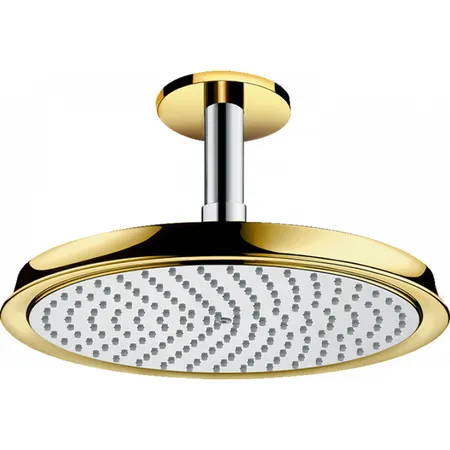 Hansgrohe Raindance Classic Верхний душ, потолочный, цвет: хром/золото