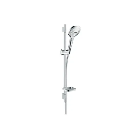 Hansgrohe Raindance Select E Душевой набор: штанга, ручной душ 120, 3jet (Rain, RainAir, WhirlAir), EcoSmart, мыльница, шланг, цвет: хром
