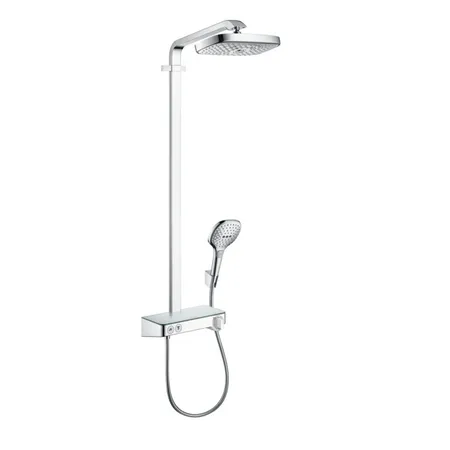 Hansgrohe Raindance Select E 300 Showerpipe Душевая система, с верхним душем, ручным дешем, и термостатическим смесителем, цвет: хром