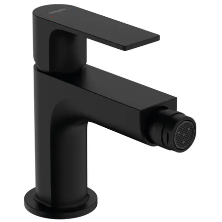 Hansgrohe Rebris S Смеситель для биде, 1 отв, с донным клапаном, цвет: черный матовый