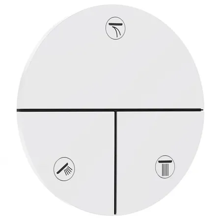 Hansgrohe ShowerSelect Comfort S Переключатель потоков для душа, на 3 источника, цвет: белый матовый