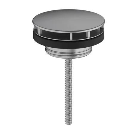 Hansgrohe Слив для раковины, незапираемый, шлифованный черный хром