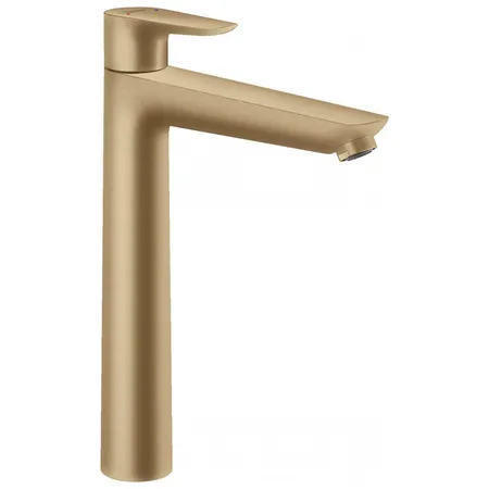 Hansgrohe Talis E Смеситель для раковины, 1 отв, без донного клапана, цвет: шлифованная бронза