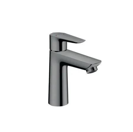 Hansgrohe Talis E Смеситель для раковины 110, на 1 отв, с донным клапаном, излив, цвет: шлифованный черный хром