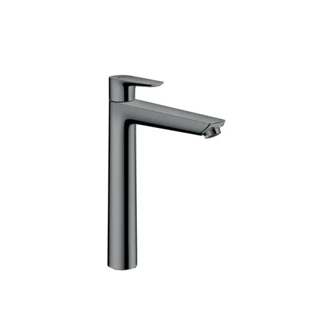 Hansgrohe Talis E Смеситель для раковины 240, на 1 отв, с донным клапаном, излив, цвет: шлифованный черный хром