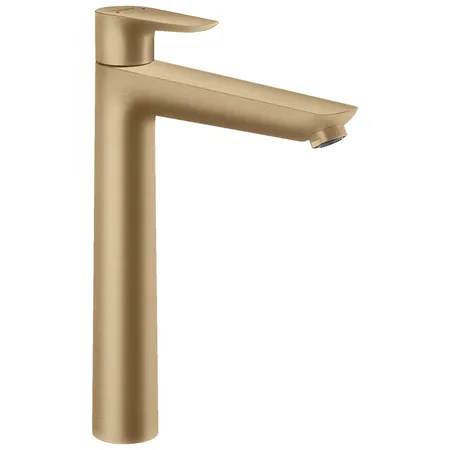 Hansgrohe Talis E Смеситель для раковины, на 1 отв, с донным клапаном, излив:, цвет: шлифованная бронза