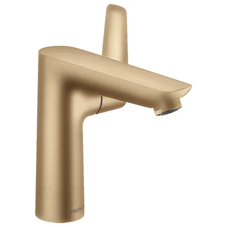 Hansgrohe Talis E Смеситель для раковины, на 1 отв, с донным клапаном, излив:, цвет: шлифованная бронза