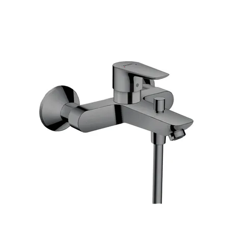 Hansgrohe Talis E Смеситель для ванны настенный, излив, цвет: шлифованный черный хром