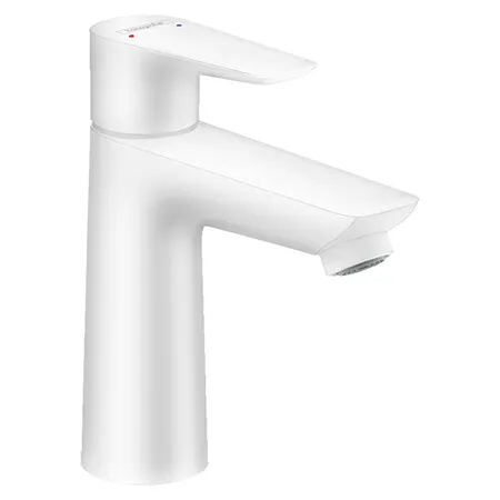 Hansgrohe Talis E Смеситель для раковины, на 1 отв, излив, цвет: белый матовый