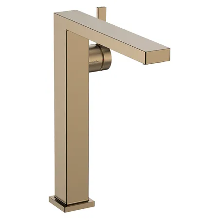 Hansgrohe Tecturis E Смеситель для раковины, на 1 отв, с донным клапаном, цвет: бронза матовая