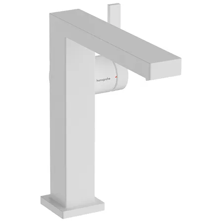 Hansgrohe Tecturis E Смеситель для раковины, на 1 отв, с донным клапаном, цвет: белый матовый