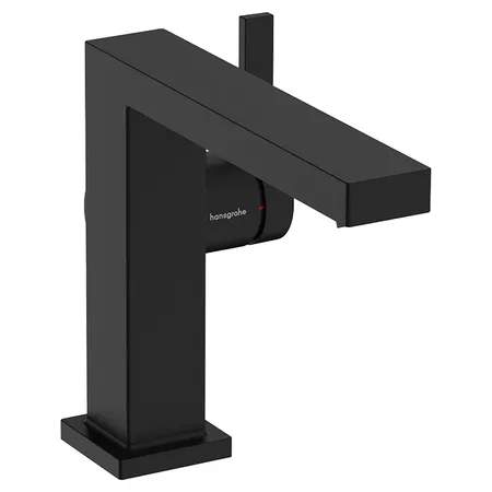 Hansgrohe Tecturis E Смеситель для раковины, на 1 отв, с донным клапаном, цвет: черный матовый