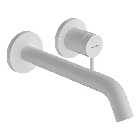 Hansgrohe Tecturis E Смеситель для раковины, встраиваемый, излив:, цвет: белый матовый