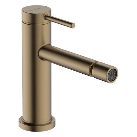 Hansgrohe Tecturis S Смеситель для биде, на 1 отв, с донным клапаном, цвет: бронза матовая