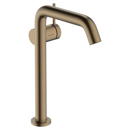 Hansgrohe Tecturis S Смеситель для раковины, на 1 отв, высокий, цвет: бронза матовая