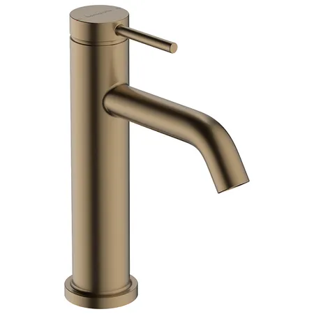 Hansgrohe Tecturis S Смеситель для раковины, на 1 отв, донным клапаном, цвет: бронза матовая