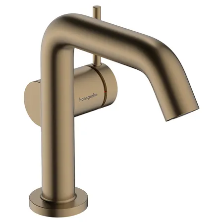 Hansgrohe Tecturis S Смеситель для раковины, на 1 отв, донным клапаном, цвет: бронза матовая