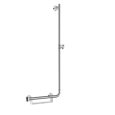 Hansgrohe Unica Comfort Штанга для душа, с полочкой, цвет: хром