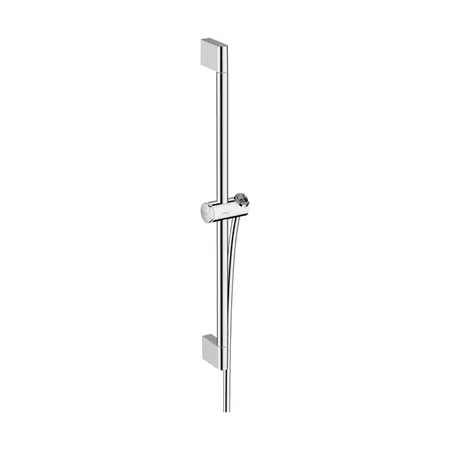 Hansgrohe Unica Душевая штанга со слайдером с кнопкой и шлангом, цвет: хром