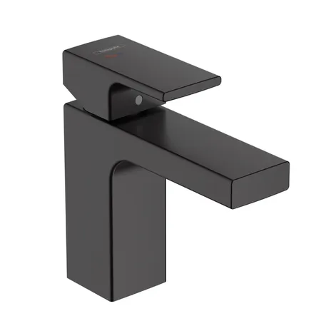 Hansgrohe Vernis Blend Смеситель для раковины, излив, цвет: матовый черный