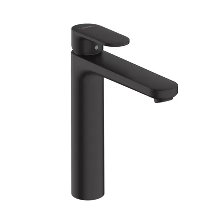 Hansgrohe Vernis Blend Смеситель для раковины, излив, с донным клапаном, цвет: матовый черный
