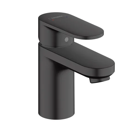 Hansgrohe Vernis Blend Смеситель для раковины, излив, цвет: матовый черный