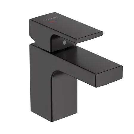 Hansgrohe Vernis Blend Смеситель для раковины, излив, цвет: матовый черный