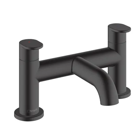 Hansgrohe Vernis Blend Смеситель для ванны, на 2 отв, цвет: матовый черный