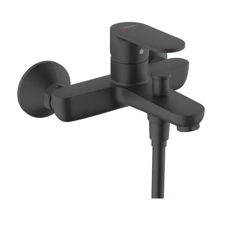 Hansgrohe Vernis Blend Смеситель для ванны, однорычажный, цвет: матовый черный