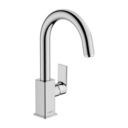 Hansgrohe Vernis Shap Смеситель для раковины, излив, с донным клапаном, цвет: хром
