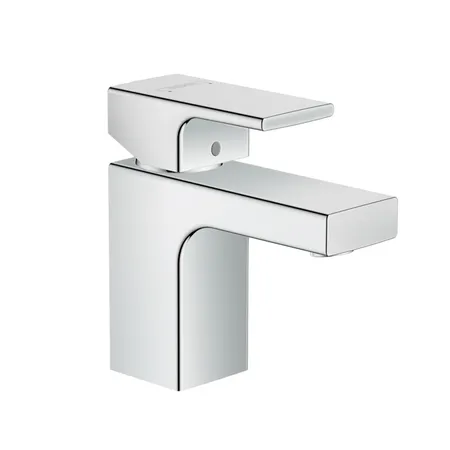 Hansgrohe Vernis Shap Смеситель для раковины, излив, с донным клапаном, цвет: хром