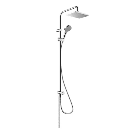 Hansgrohe Vernis Shape Душевая стойка с верхним душем 230 1jet Reno EcoSmart, цвет: хром