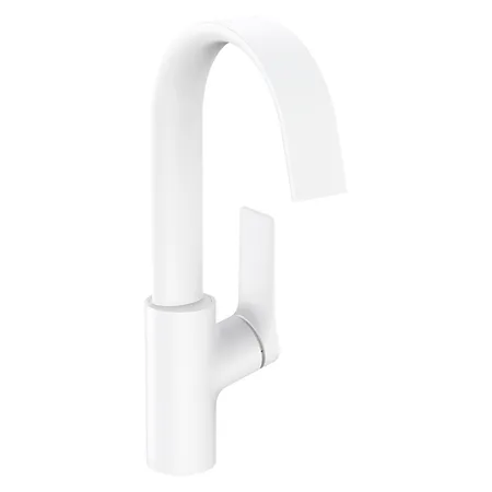 Hansgrohe Vivenis Смеситель для раковины 210, на 1 отв, с поворотным изливом, цвет: белый матовый