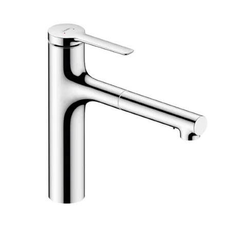 Hansgrohe Zesis M33 Смеситель для кухни, 1 отв, с вытяжным душем, sBox lite, цвет: хром