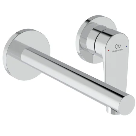 Ideal Standard Ceralife O Смеситель для раковины, настенный, излив:, без донного клапана, для монтажа с A1313NU цвет: хром