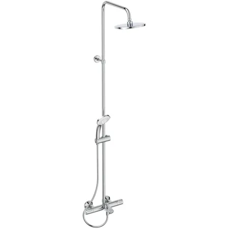 Ideal Standard Ceratherm T25 Душевая система с термостатическим смесителем, верхним душем, держателем, лейкой для душа и шлангом, цвет: хром