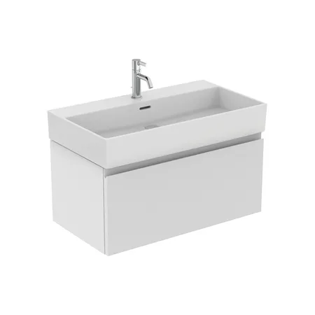 Ideal Standard Finesse Тумба с раковиной, подвесная, 1 ящик, 1 отв, цвет: белый матовый