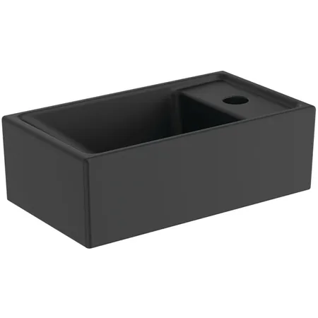 Ideal Standard i.life S Раковина, подвесная, с 1 отв, Dx, без перелива, цвет: чёрный матовый