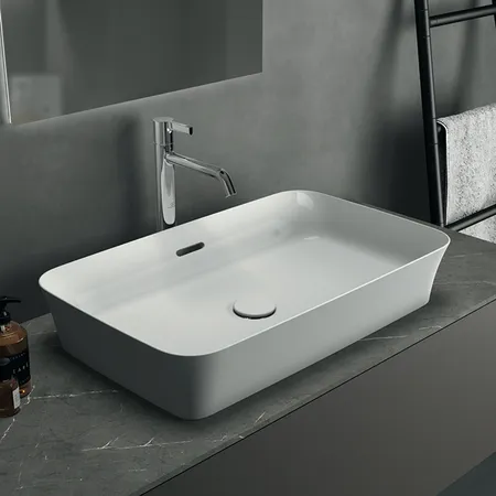 Ideal Standard Ipalyss Раковина накладная, без отв, с крепежом, покрытие: Diamatec® цвет: белый