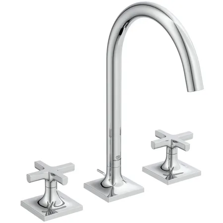 Ideal Standard Joy Neo Смеситель для раковины, на 3 отв, с донным клапаном, цвет: хром