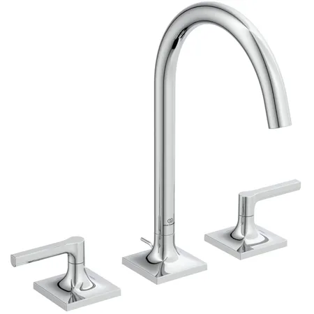 Ideal Standard Joy Neo Смеситель для раковины, на 3 отв, с донным клапаном, цвет: хром