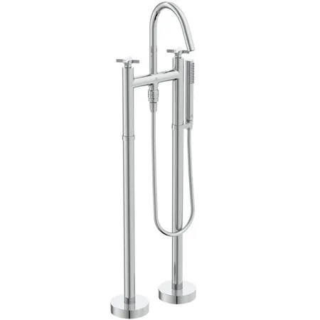Ideal Standard Joy Neo Смеситель для ванны, напольный, с душевым набором, шлангом IDEALFLEX®, цвет: хром