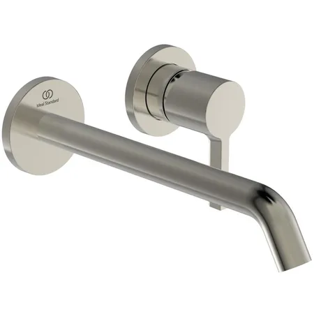 Ideal Standard Joy Смеситель для раковины, встраиваемый, излив:, цвет: PVD Silver Storm (Серебряный Шторм)