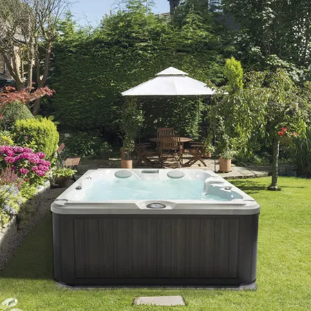 Jacuzzi SPA J235 Минибассейн, фильтрация CLEARRAY Active Oxygen, панель Silver Wood, цвет акрила: Platinum