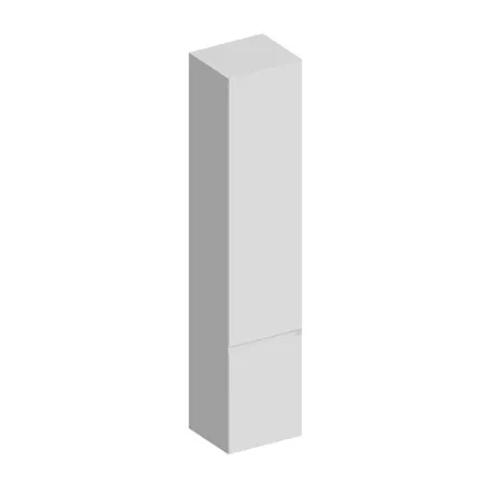 Kerama Marazzi Cubo Пенал подвесной, левый 165, цвет: белая матовая