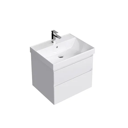 Kerama Marazzi Cubo Тумба подвесная, с ящиками, цвет: белая матовая