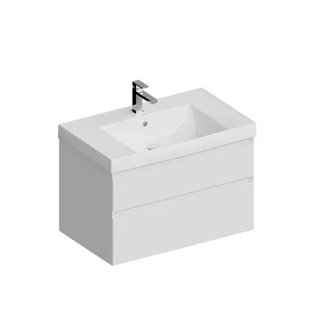 Kerama Marazzi Cubo Тумба подвесная, с ящиками, цвет: белая матовая